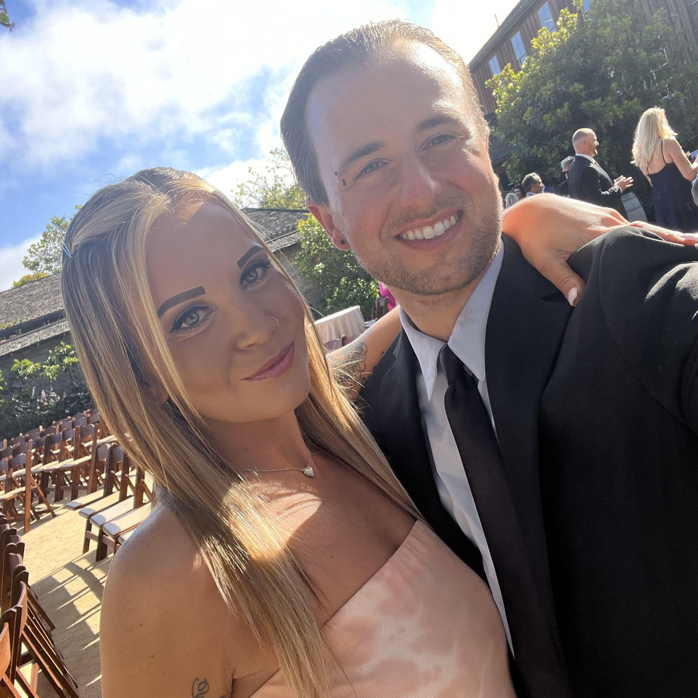 Witnessing family getting married <3