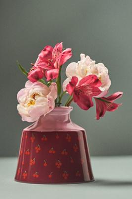 Lara Patterned Stoneware Vase