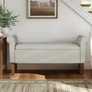 Aubrey Upholstered Storage Bench