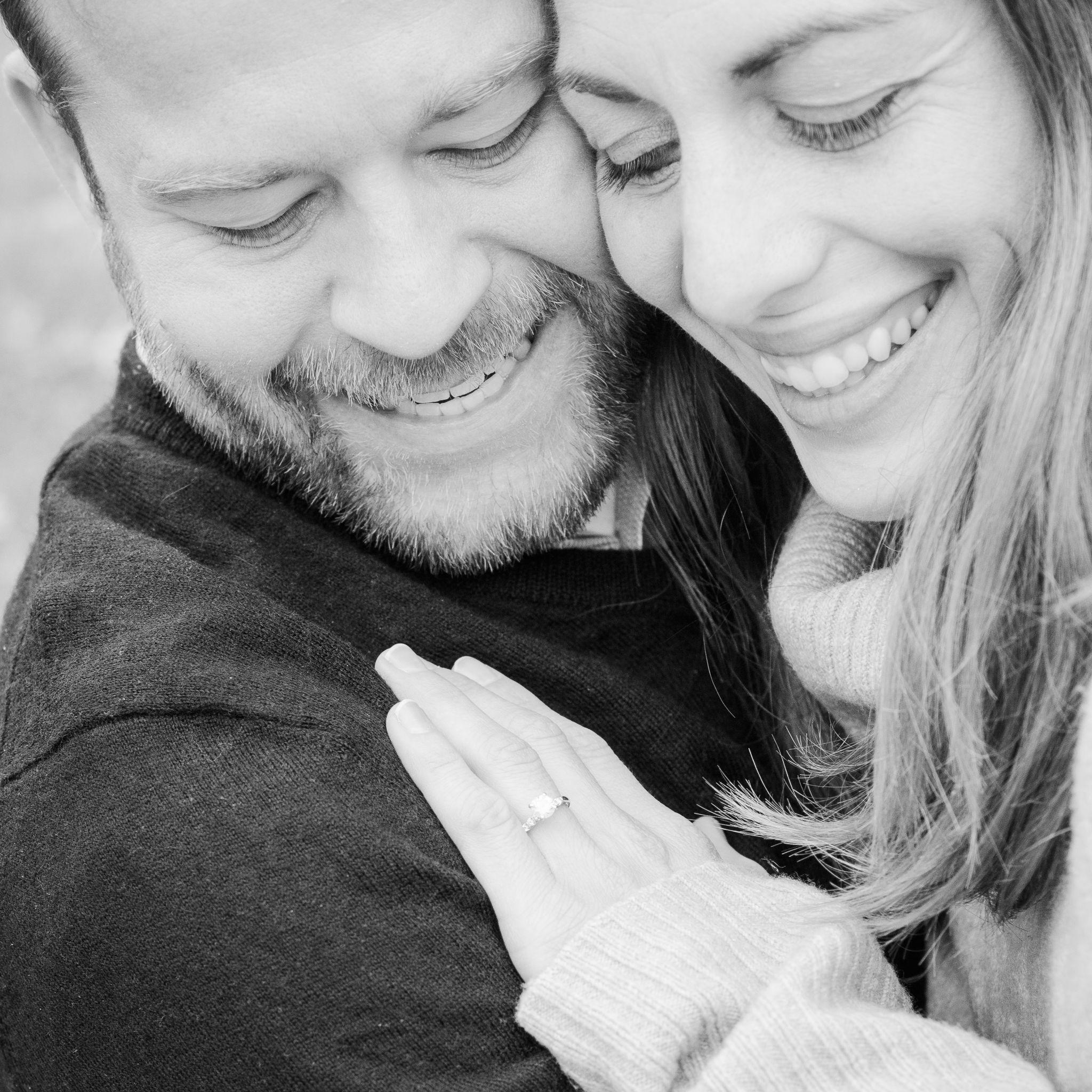 Michael picked out a shiny ring!