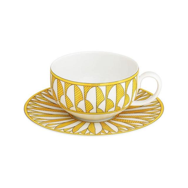 Soleil D'Hermes Tea Cup & Saucer