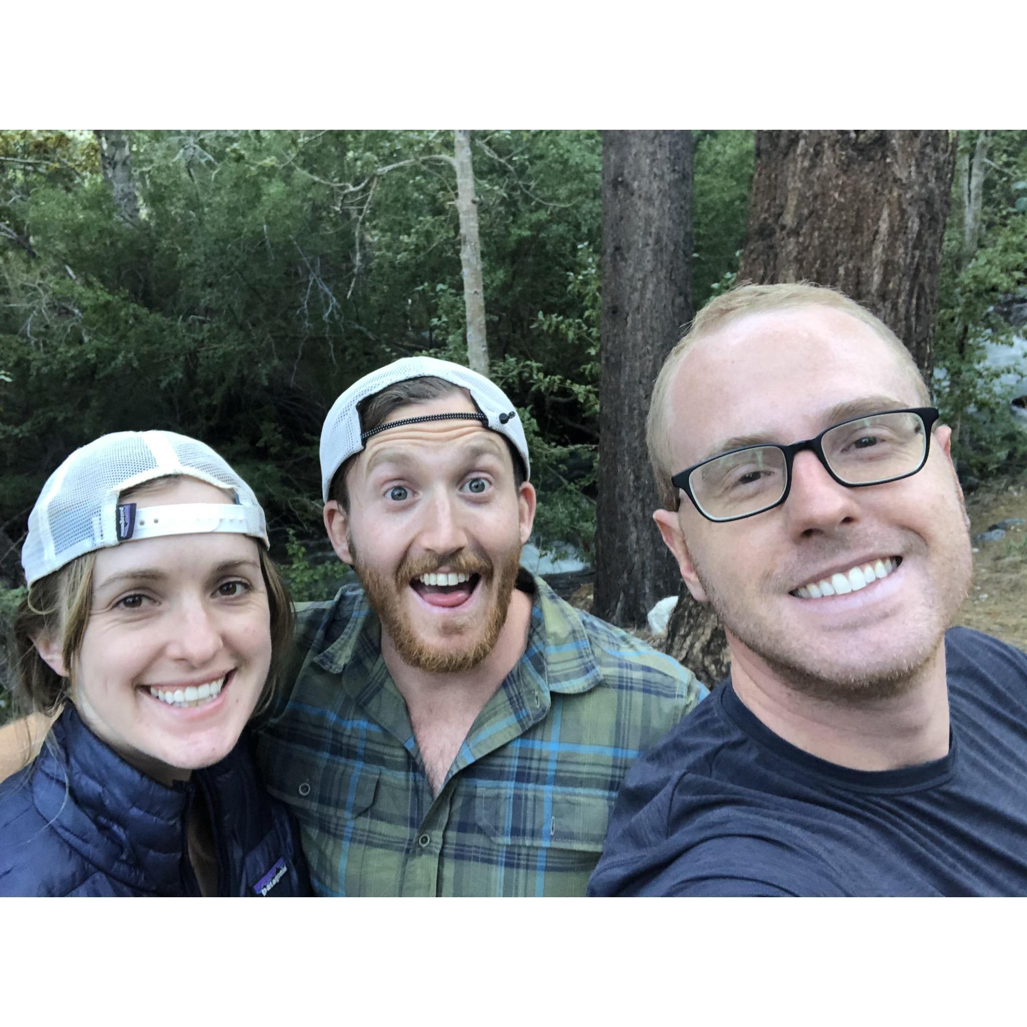 The night before Middle Palisade w/ Race & his girlfriend, Amy.