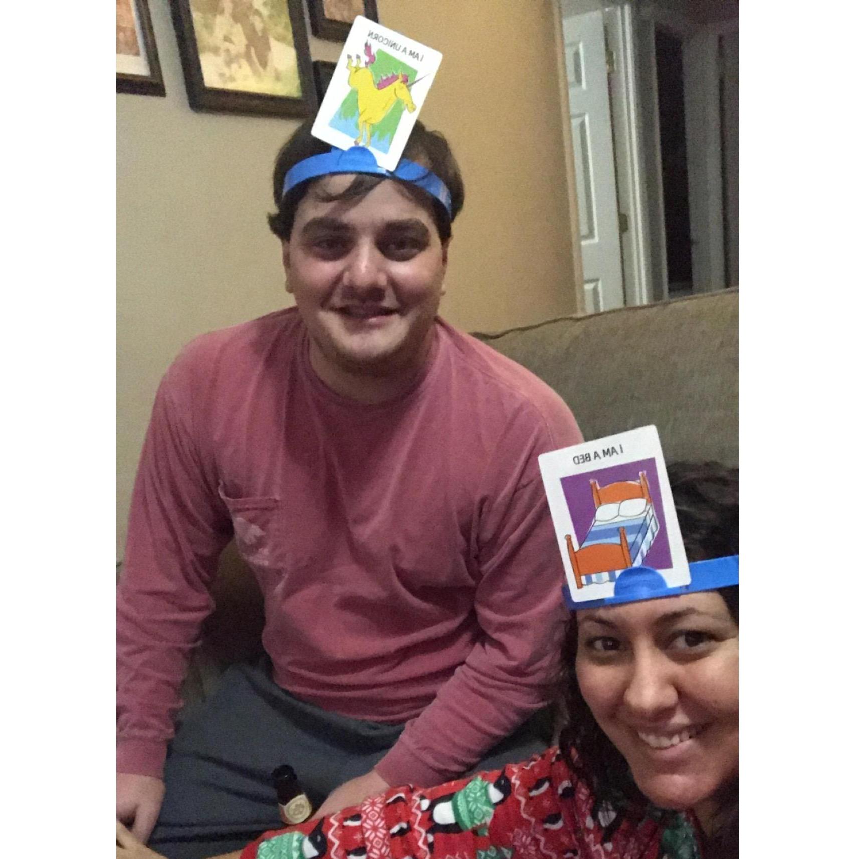 Couples game night participants