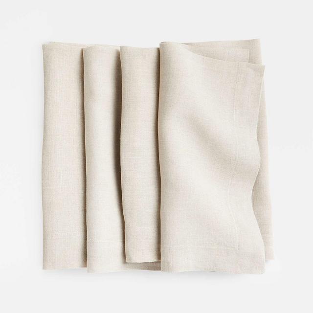 Marin Organic Natural Linen Napkin, Set of 4