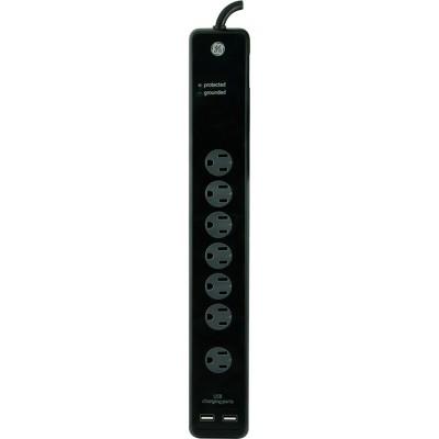 7-Outlet Surge Protector Power Strip, 4ft Cord - General Electric