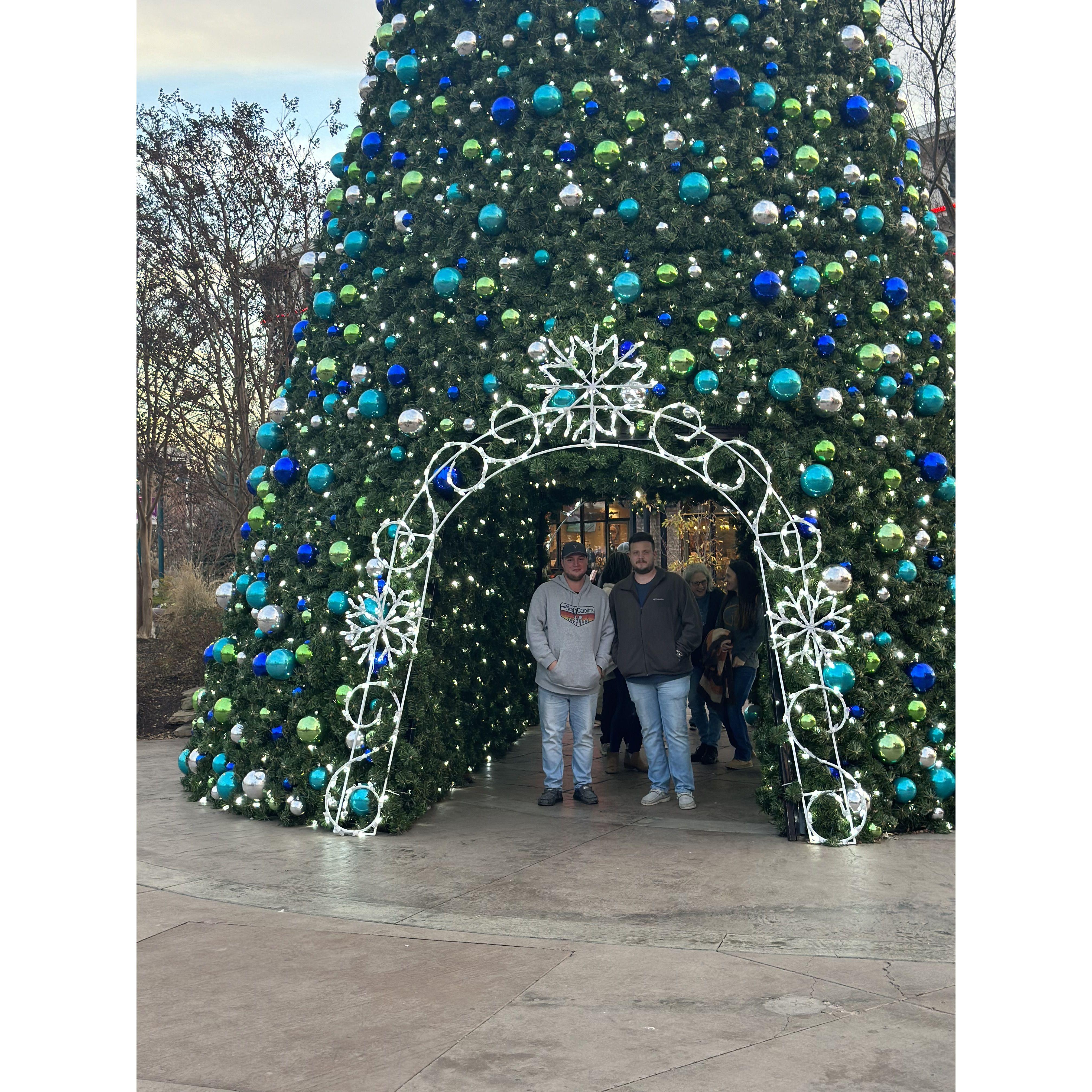 This Christmas Tree set up in TN was so cool!