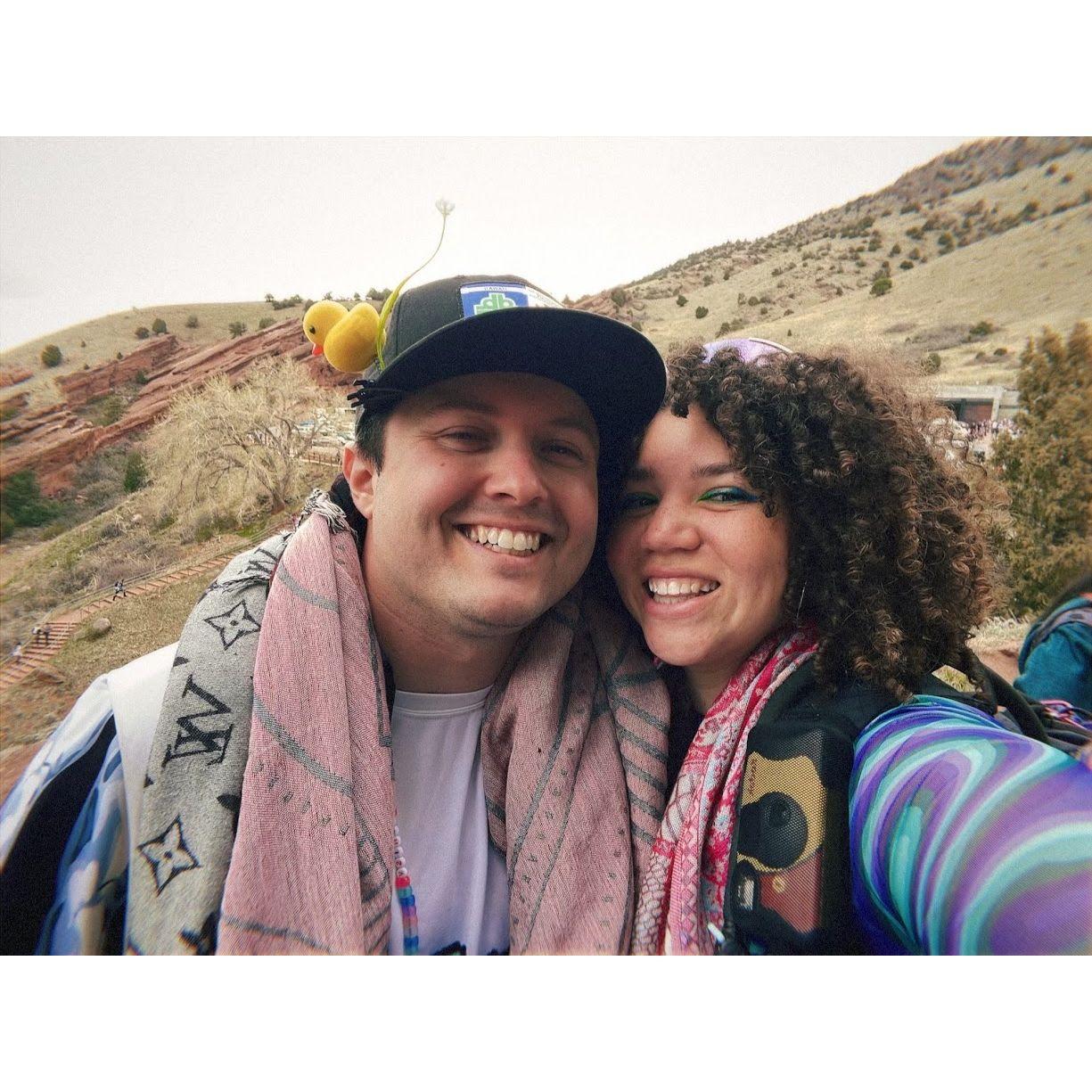 Our first Red Rocks Concert Denver, CO-2025