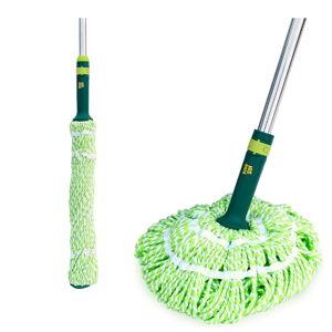 Pine-Sol Microfiber Mop Self Wringing – Easy Squeeze Twist Design for Wet Mopping | Household Cleaning Tool for Tile, Linoleum, Laminate Floors | Extendable Metal Handle