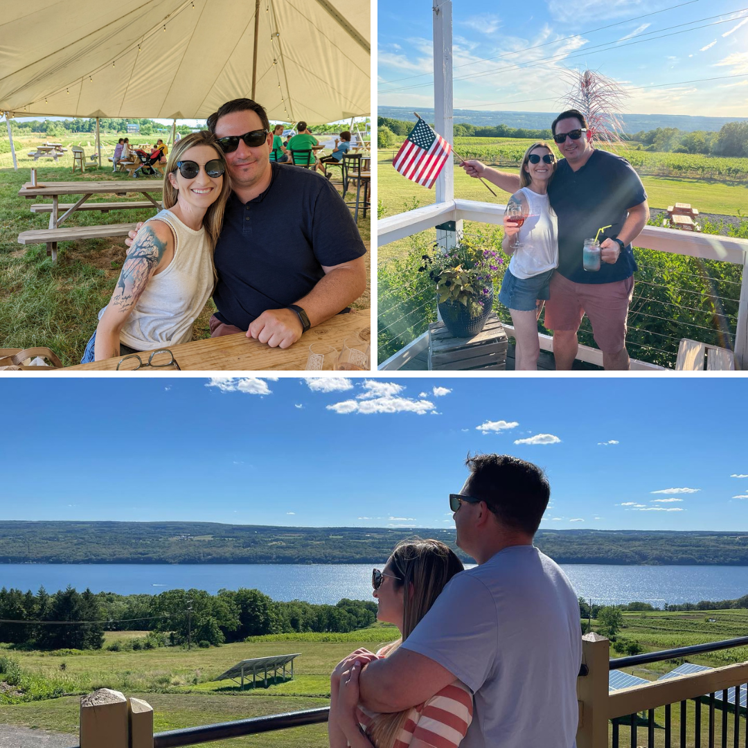 July 2022, Fingerlakes, NY: Starting a tradition with the Dilks-Brotmans & Deblase in wine country