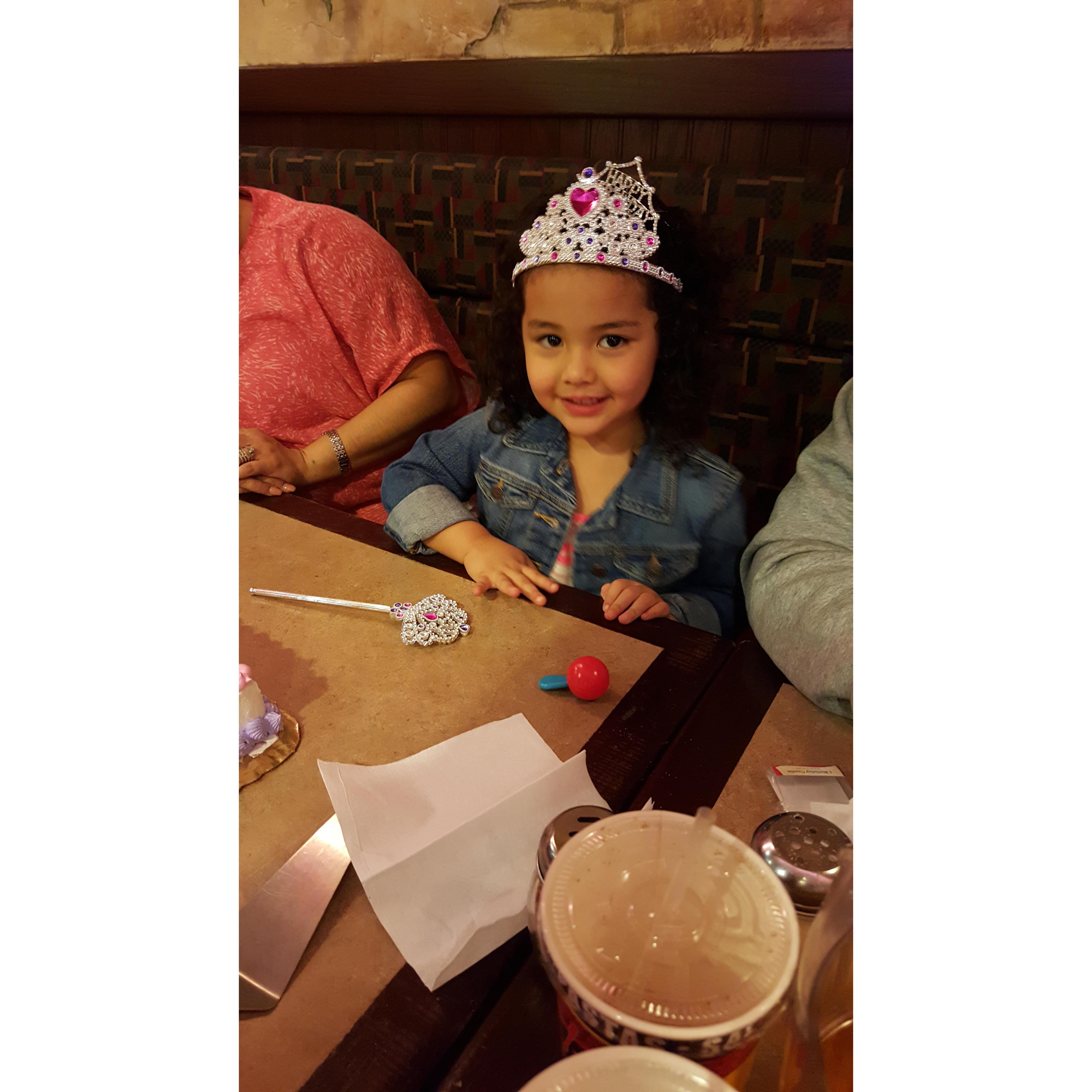 Kayla celebrating her birthday!