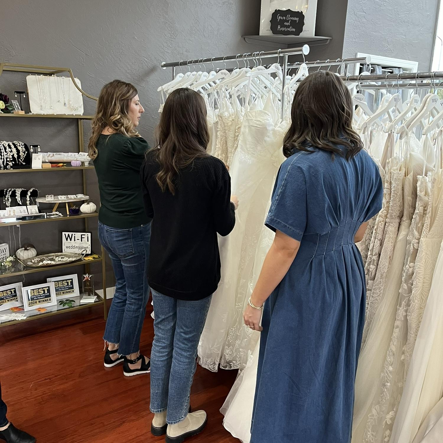 Wedding dress shopping