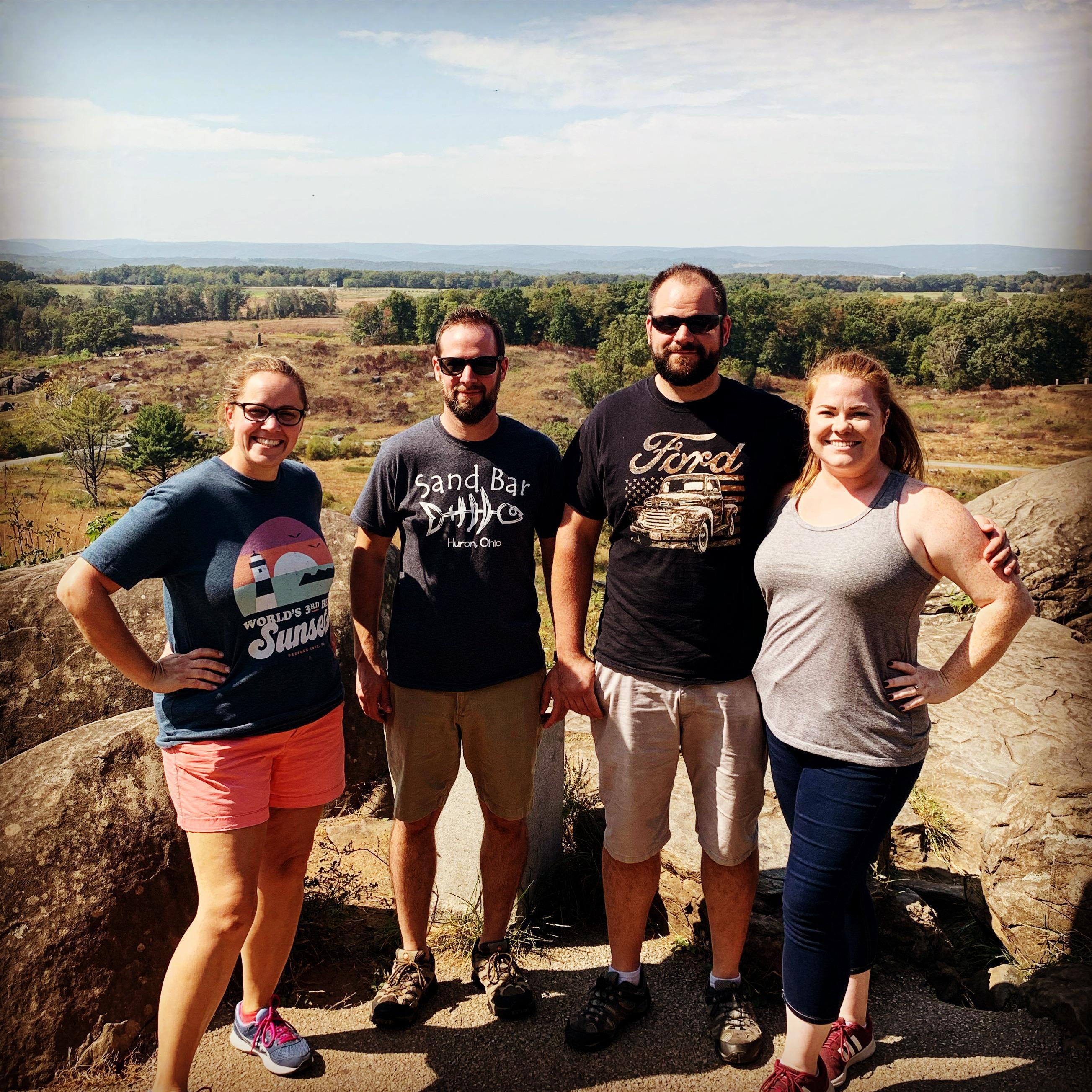 We had such a fun trip to Gettysburg with Joe’s brother and sister.