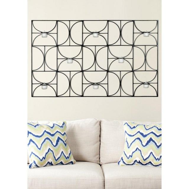 Safavieh Wall Art Collection Flourished Square Candle Holder Wall Sconce