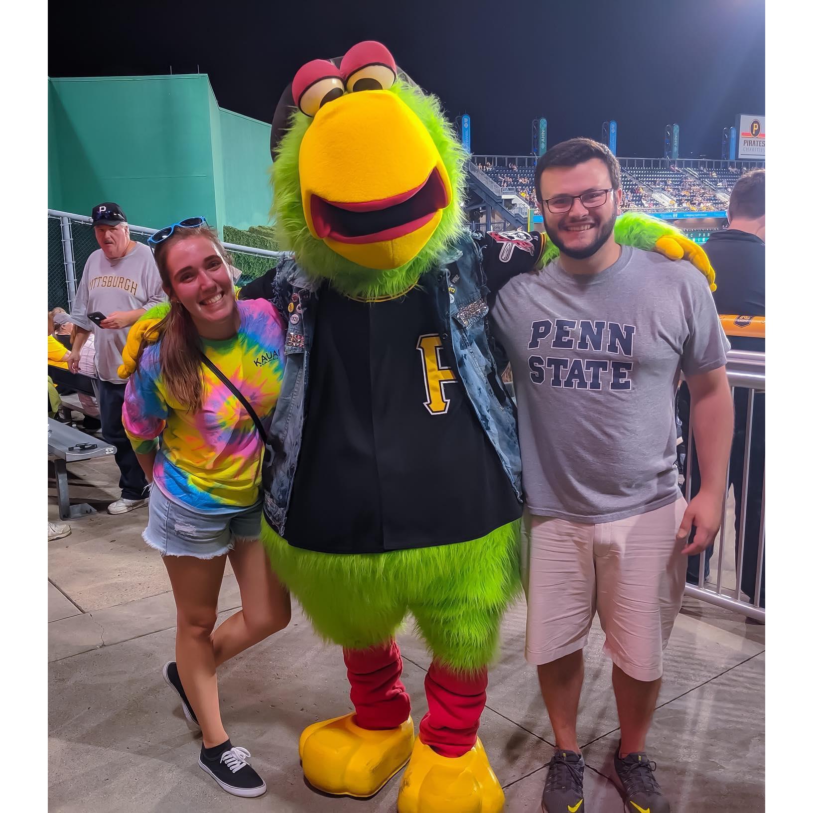 Beatrice's first Pittsburgh Pirate game.