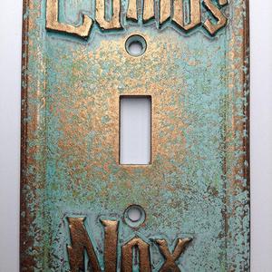 Sci-Collectables - Lumos/Nox Light Switch Cover (Custom) (Aged Patina)