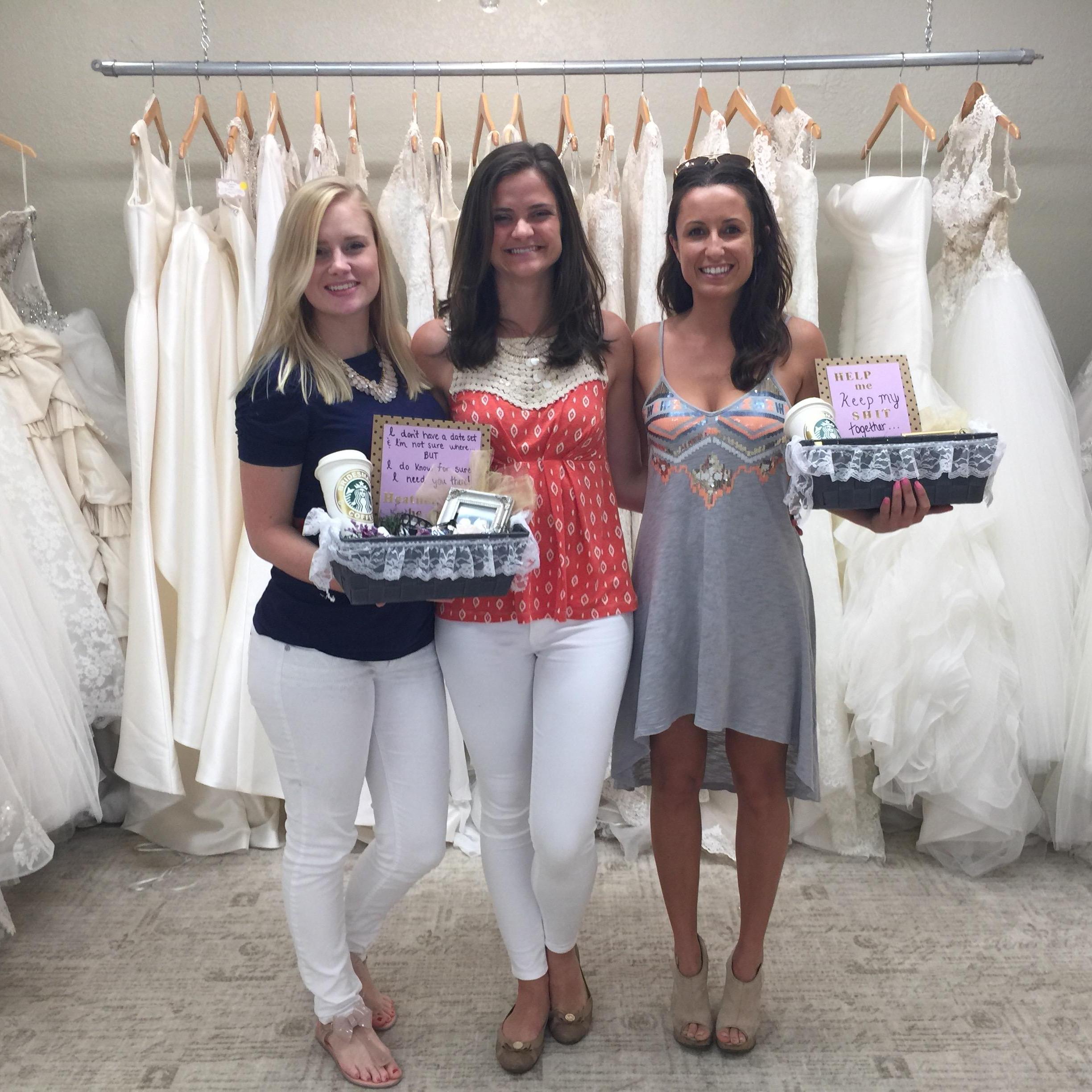 Bridesmaid proposals! Dress shopping with Gina and Heather