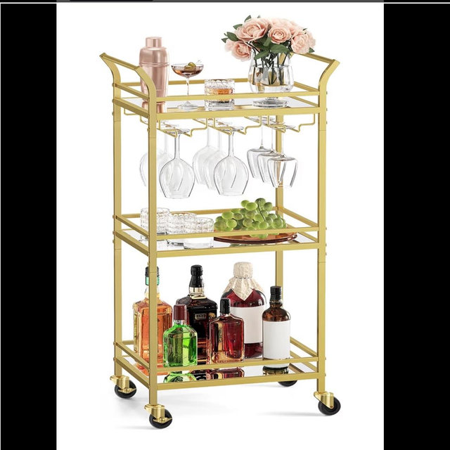 Bar Cart Gold