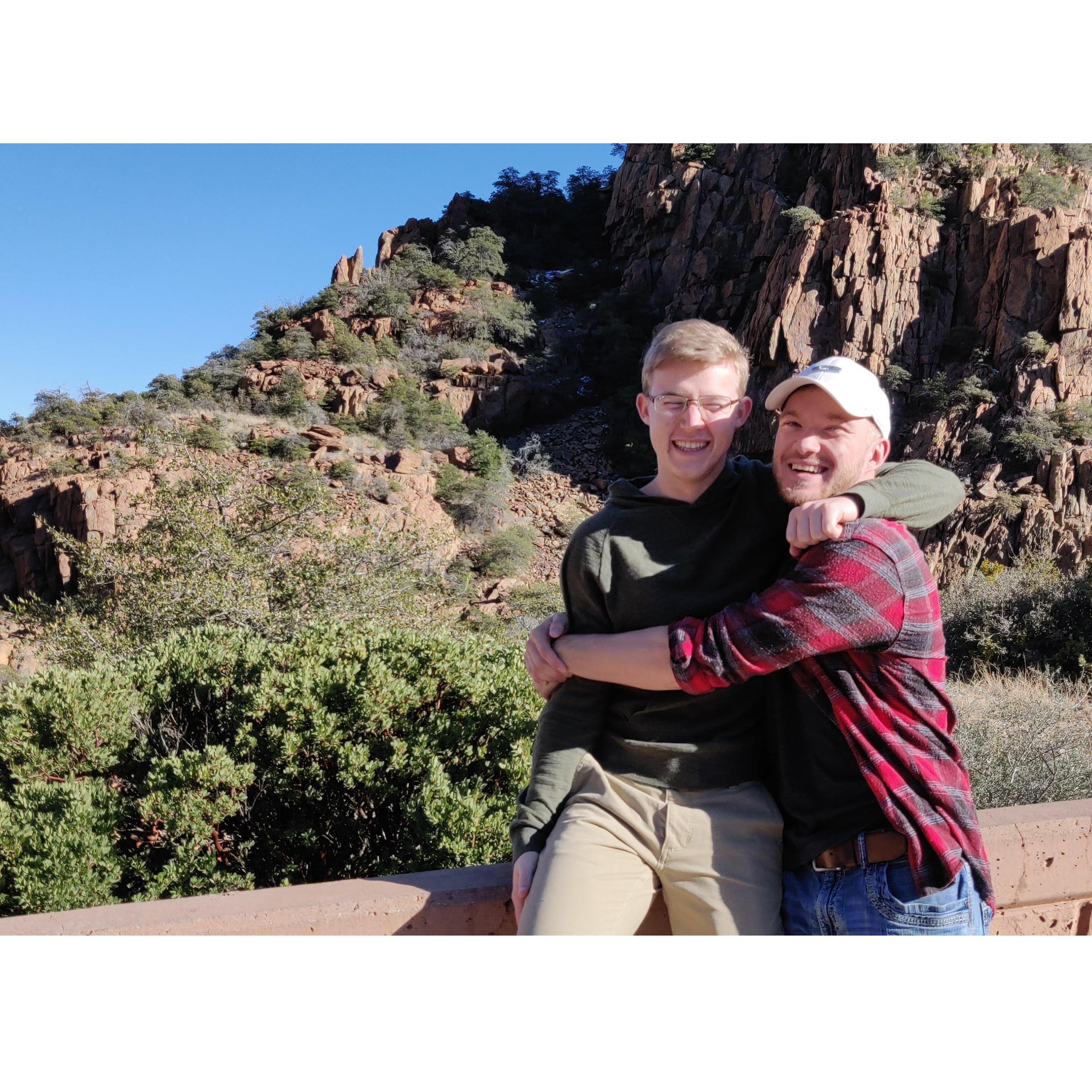 Tobey and Tanner bromance.