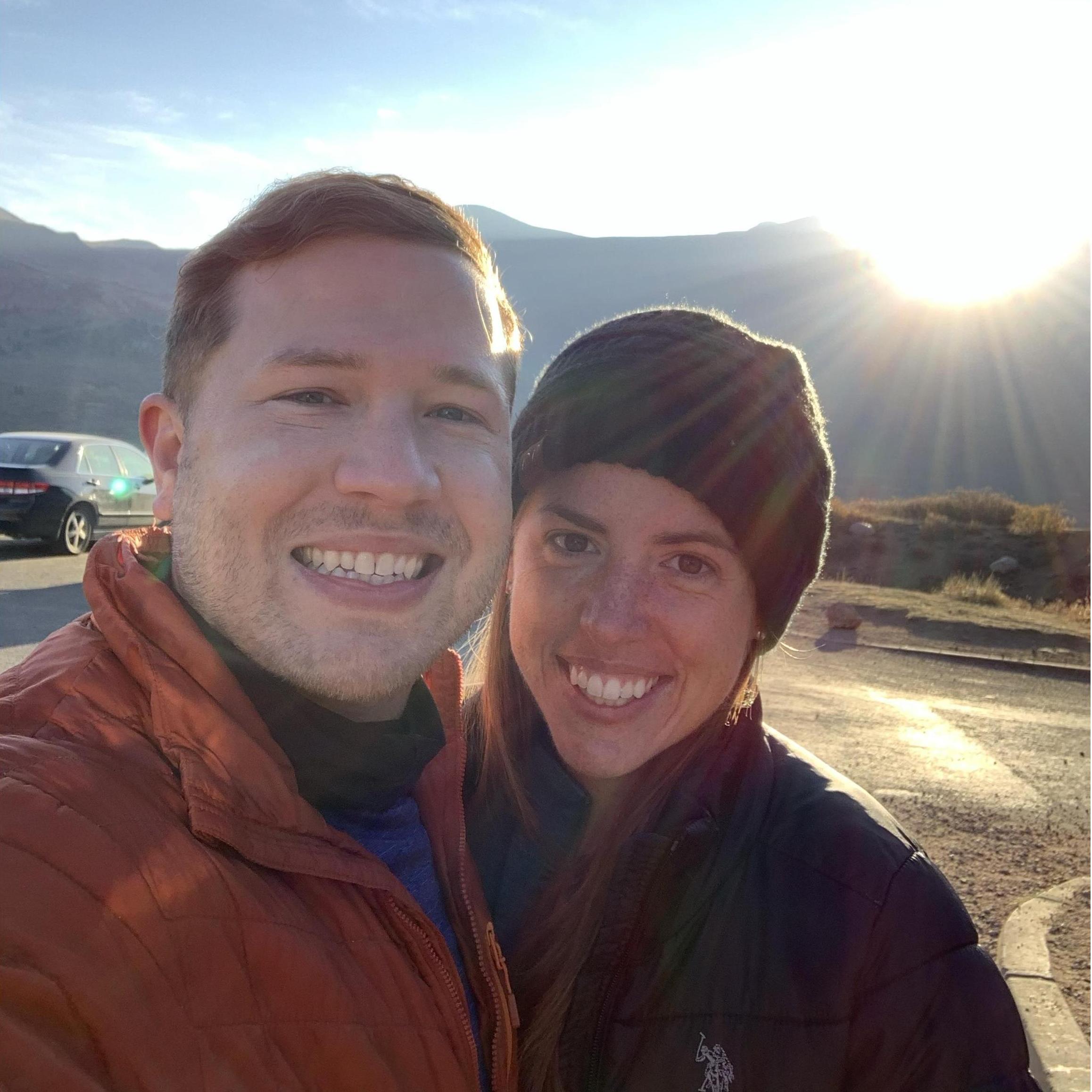 Dawn should have known Gary was going to propose when he was the one taking the selfies before the Mt. Bierstadt hike!