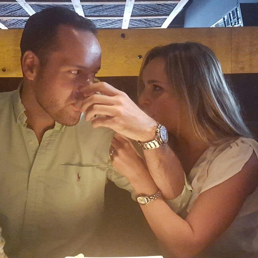 Another from our first date. Maria took this to make Rose jealous for not being able to be there.