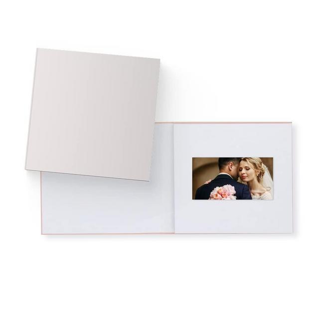 Heirloom Blank Video Book - Create Your Own Digital Greeting Card Gift with Your Memories - Anniversary, Christmas, Wedding - Plays 20 Minutes of Video and Photos