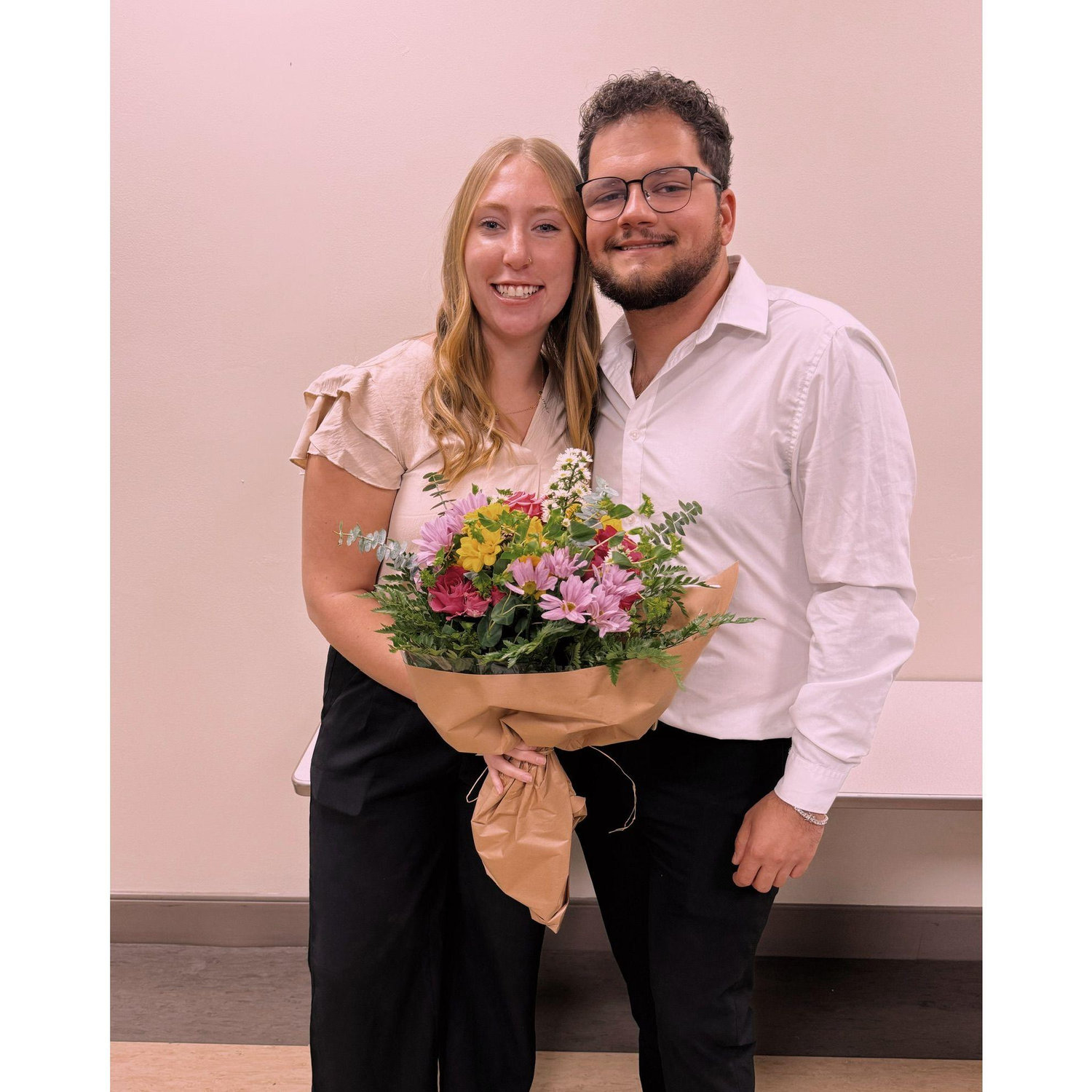 Ethan was so supportive of Kylie throughout nursing school!