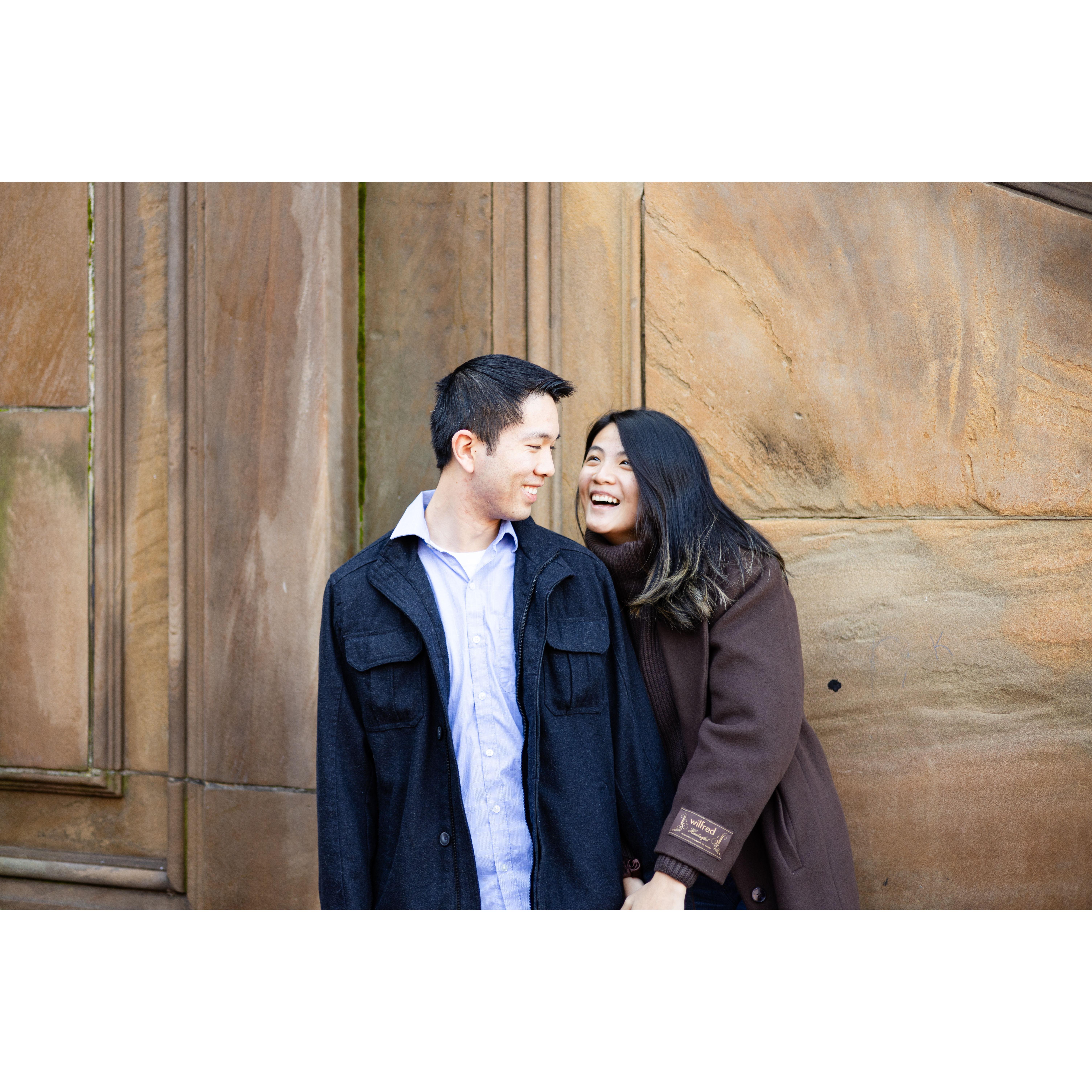 All smiles when I'm with you.