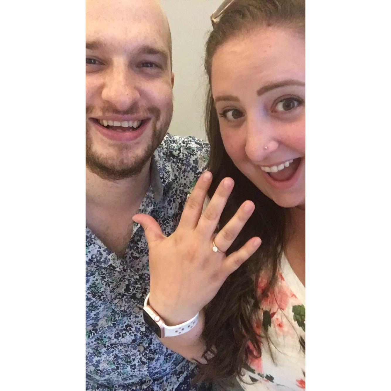 The “yes” day 🤗 💍♥️