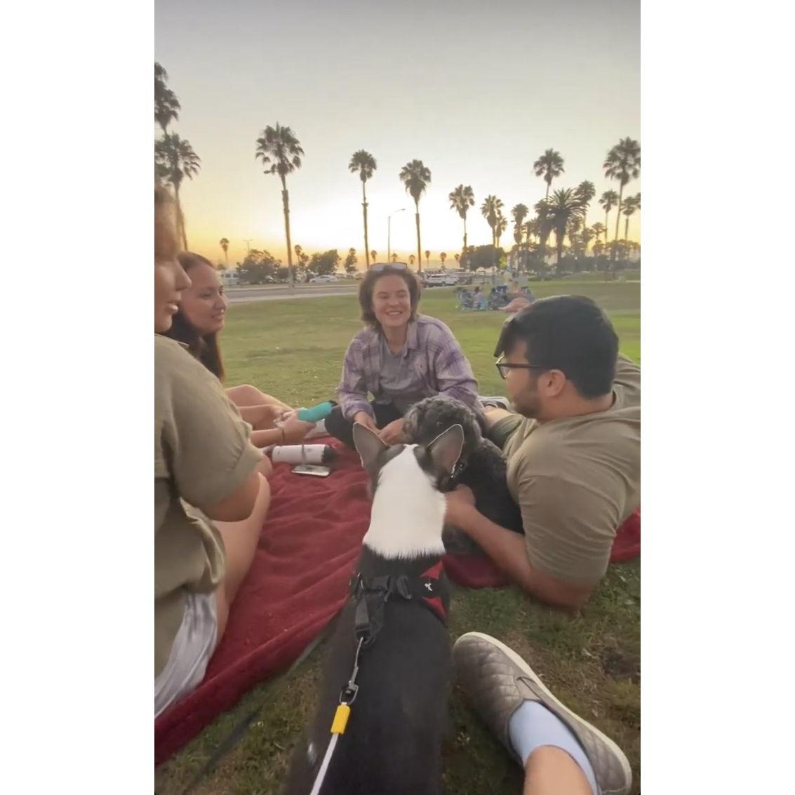 Sunset, Santa Monica, CA, 2022.