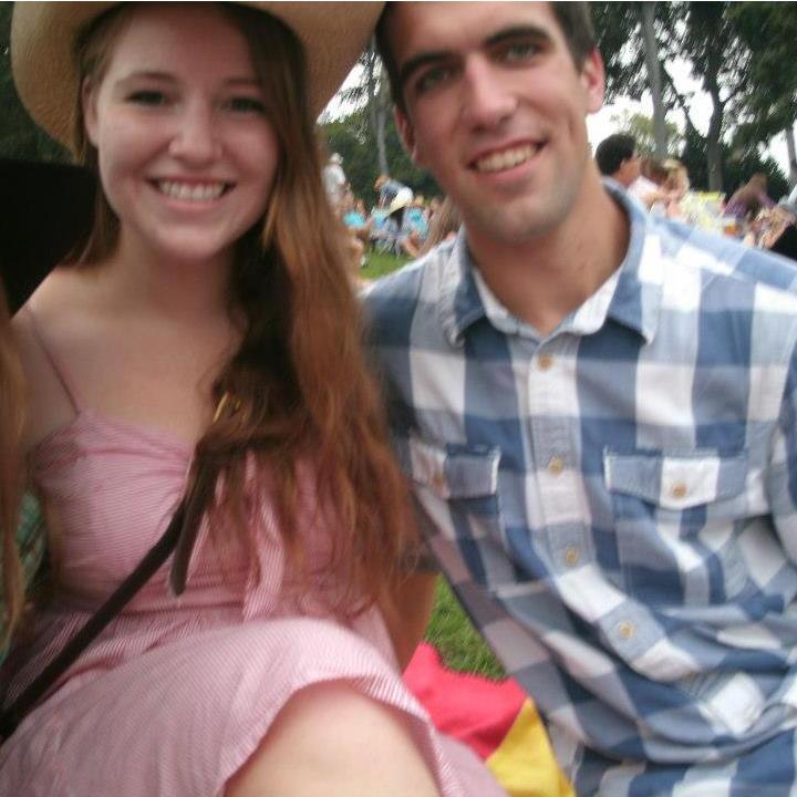 One week into our relationship and our first of many concerts!