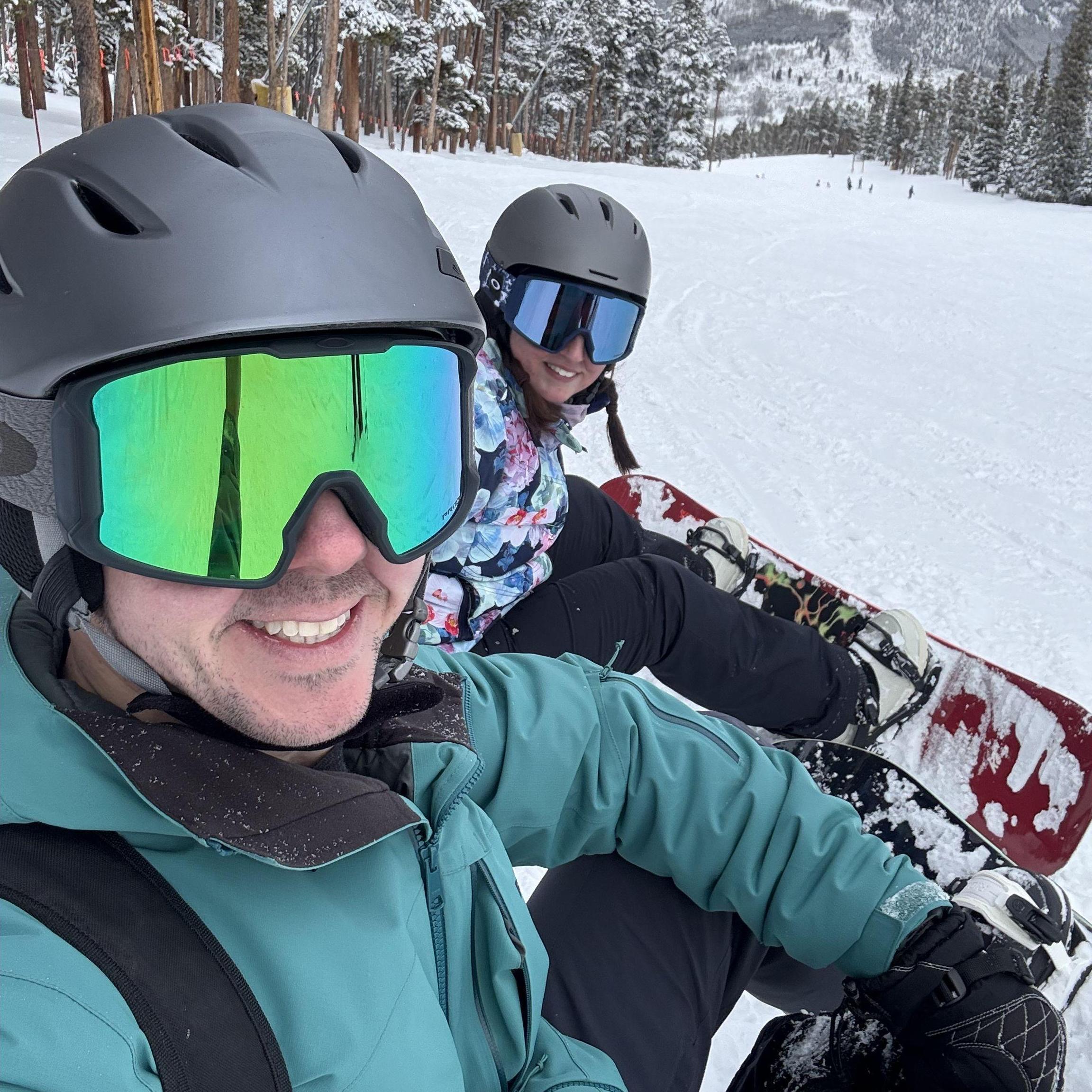 Snowboarding — shredding the slopes!