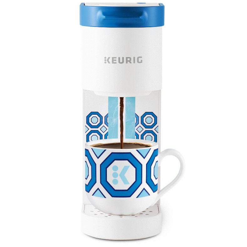Keurig K-Mini Basic Jonathan Adler Limited Edition Single-Serve K-Cup Pod Coffee Maker - White