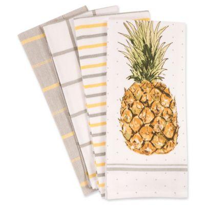 Pineapple Kitchen Towels (Set of 4)