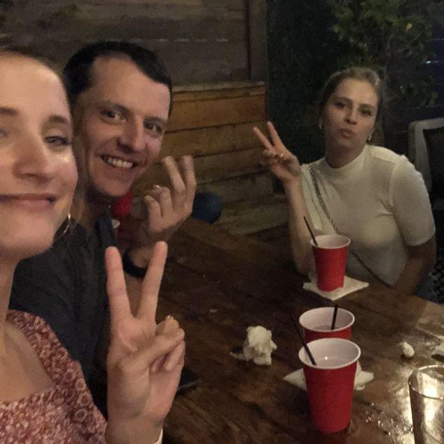 Tony took this photo the first night we met at Inwood Tavern