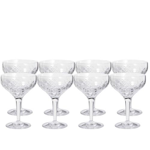 Soho Home - Barwell Champagne coupe, Set of Eight