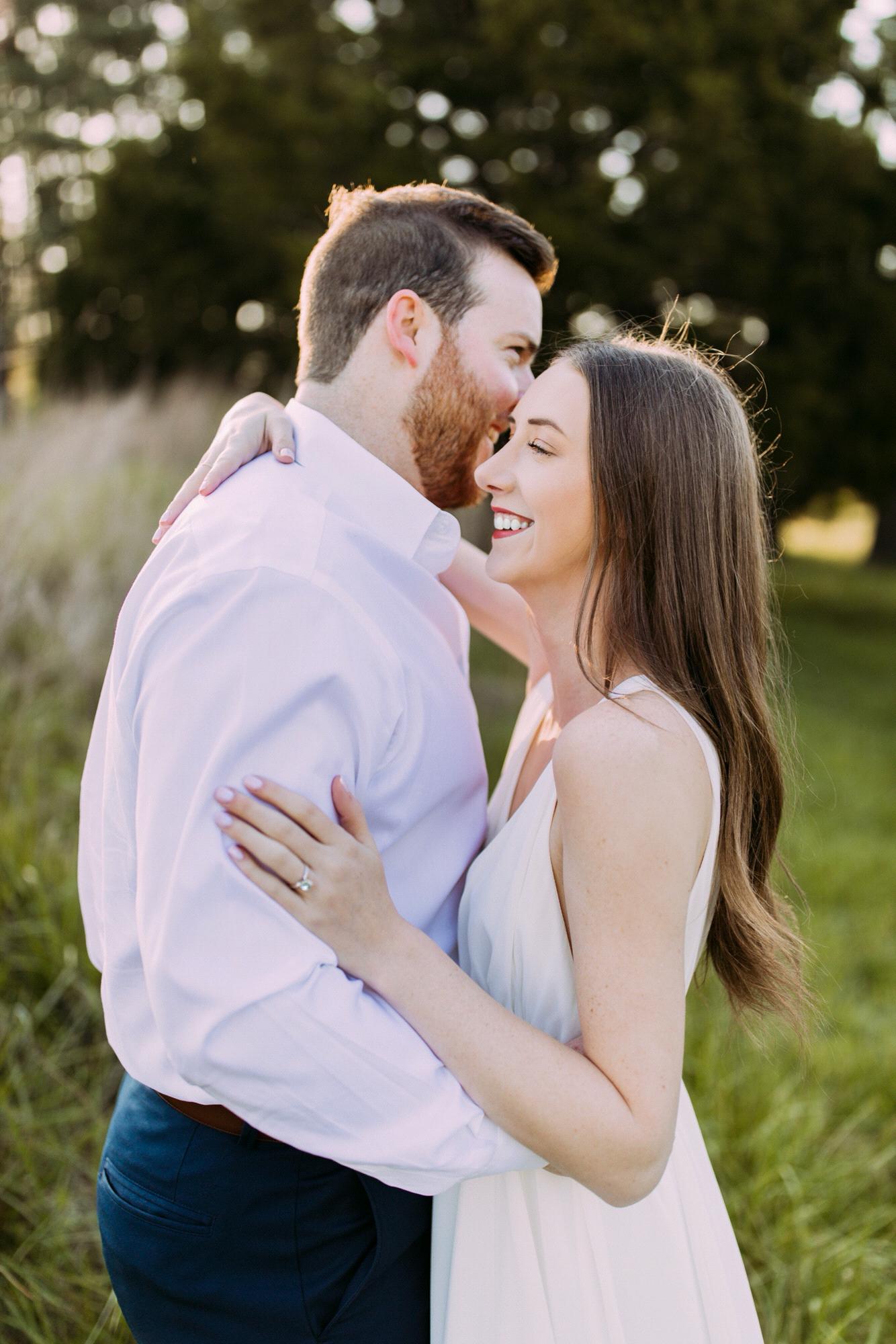 Engagement shoot in Fayetteville, Arkansas