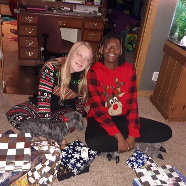 Our first Christmas together.