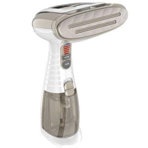 Conair Handheld Garment Steamer for Clothes, Turbo ExtremeSteam 1875W, Portable Handheld Design, Strong Penetrating Steam, White / Champagne