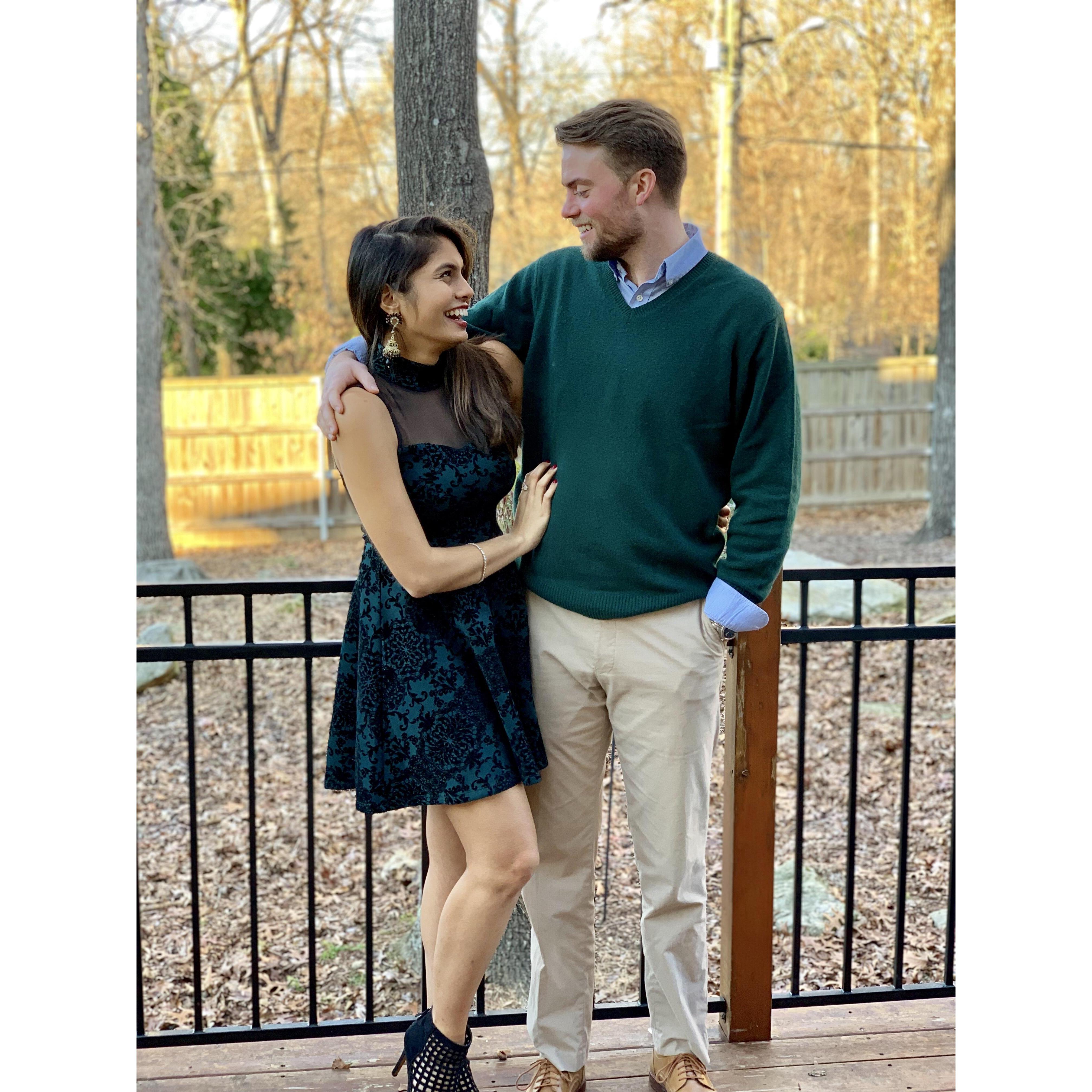 November 2018: First Thanksgiving together!