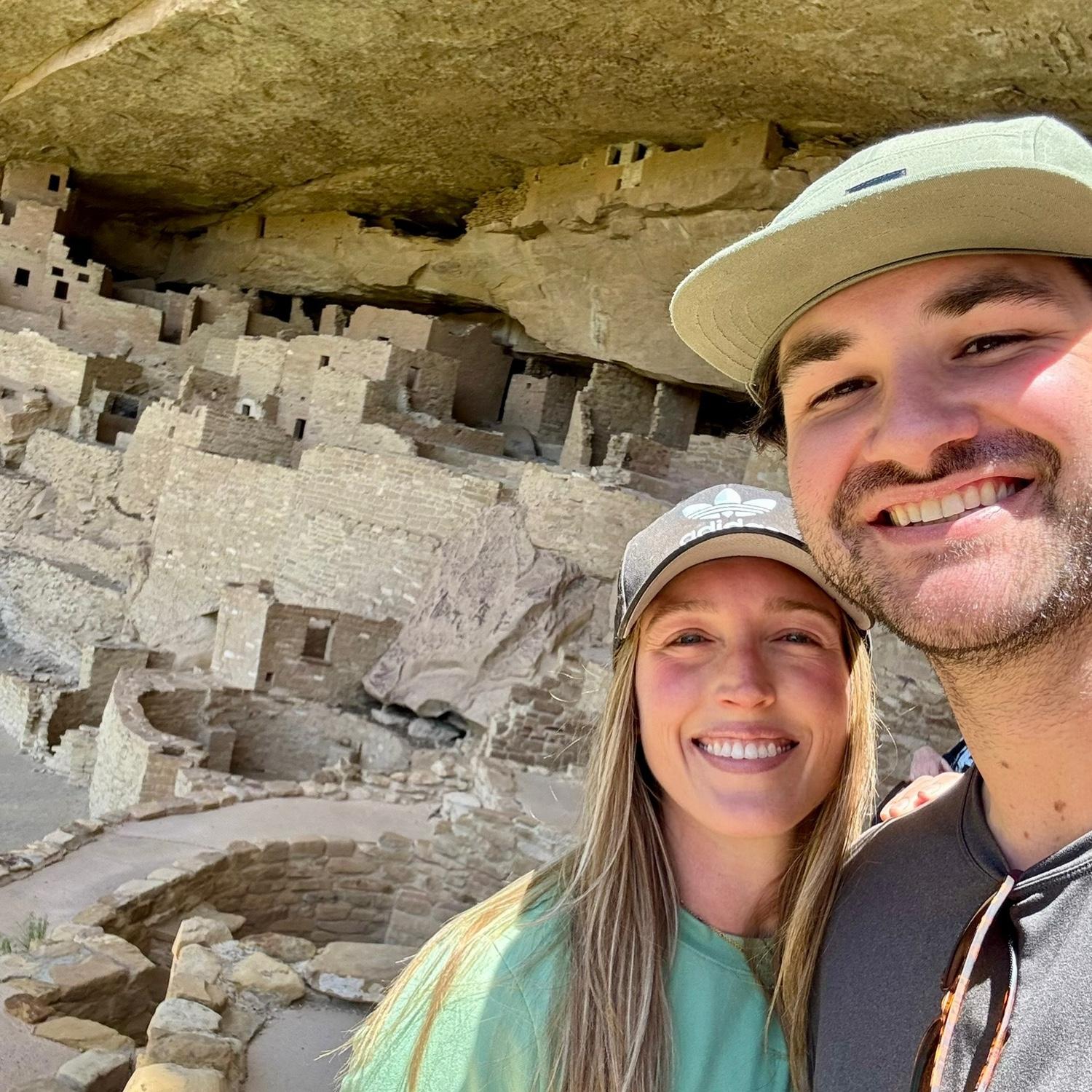 Checking out the pueblos in Mesa Verde National Park