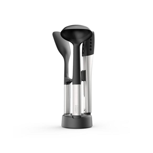 Joseph Joseph Elevate Fusion 5-Piece Silicone Utensil Set with Storage Stand