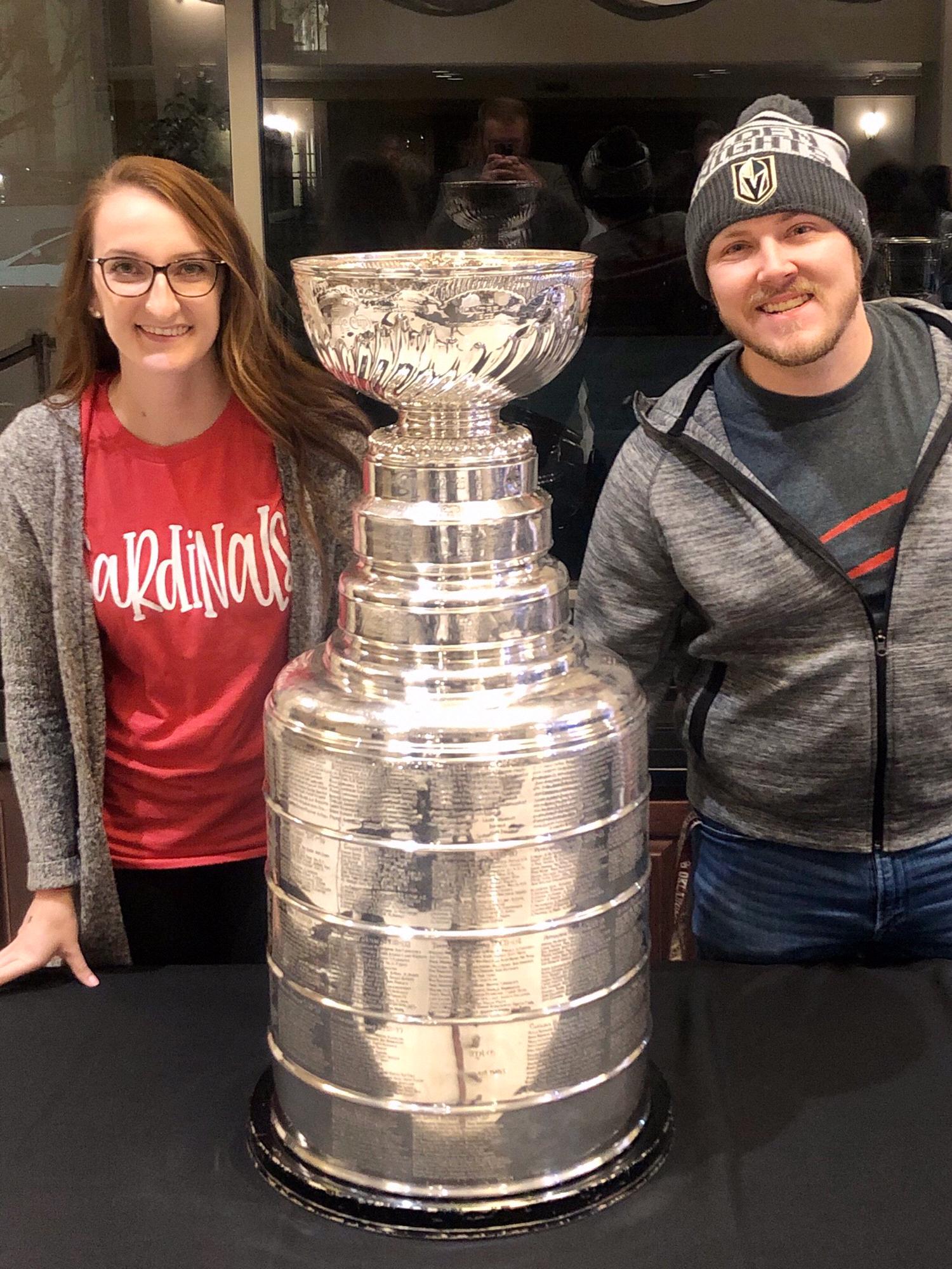 Just hanging out with Lord Stanley!