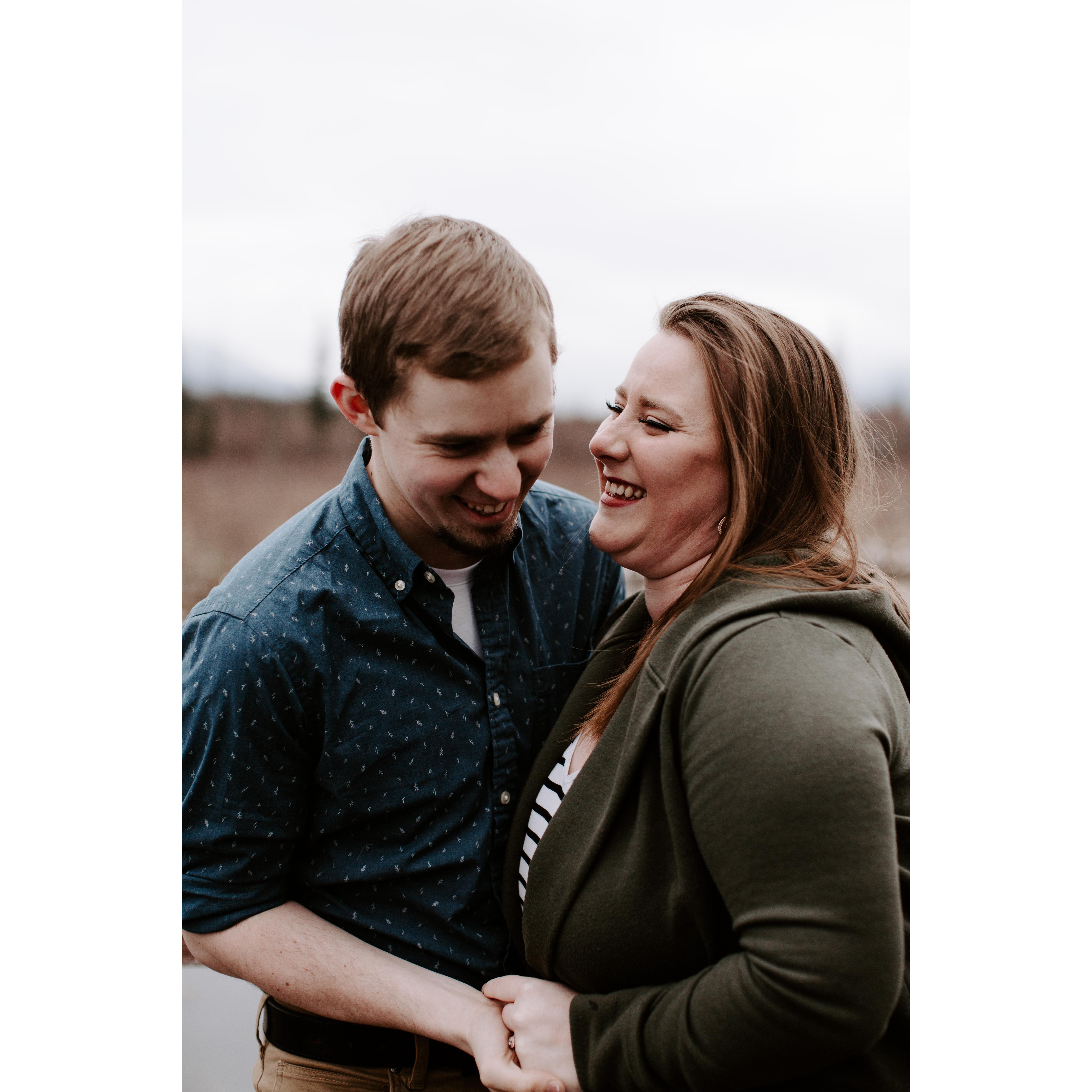 Engagement photos done in Alaska at Eagle River Nature Center by the amazing Sarah French.
Instagram: @sarah.french.photo
Facebook: @Sarah French Photo
Website: sarahfrenchphoto.com