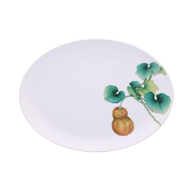 Noritake Kyoka Shunsai Oval Platter, 14.5"