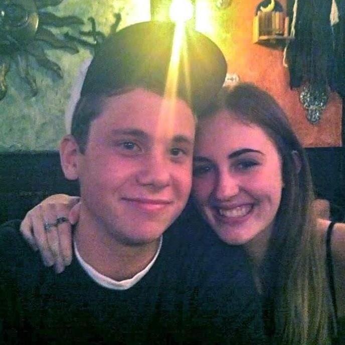 Our first photo together, 2012