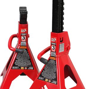 Torin Big Red Steel Jack Stands: 3 Ton Capacity, 1 Pair