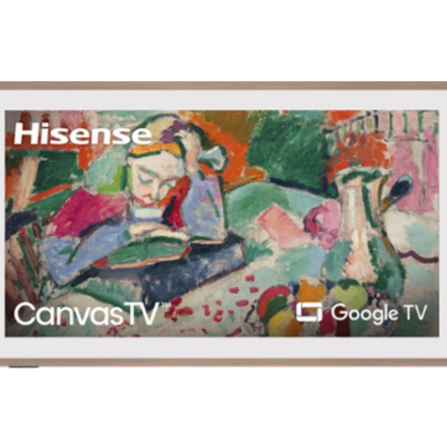 Hisense - 55" Class S7 Series CanvasTV 4K QLED TV with Hi-Matte Display and UltraSlim Wall Mount (2024)