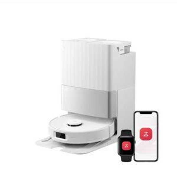 Roborock Qrevo Edge S5A Robot Vacuum with Multifunctional Dock 3.0, white