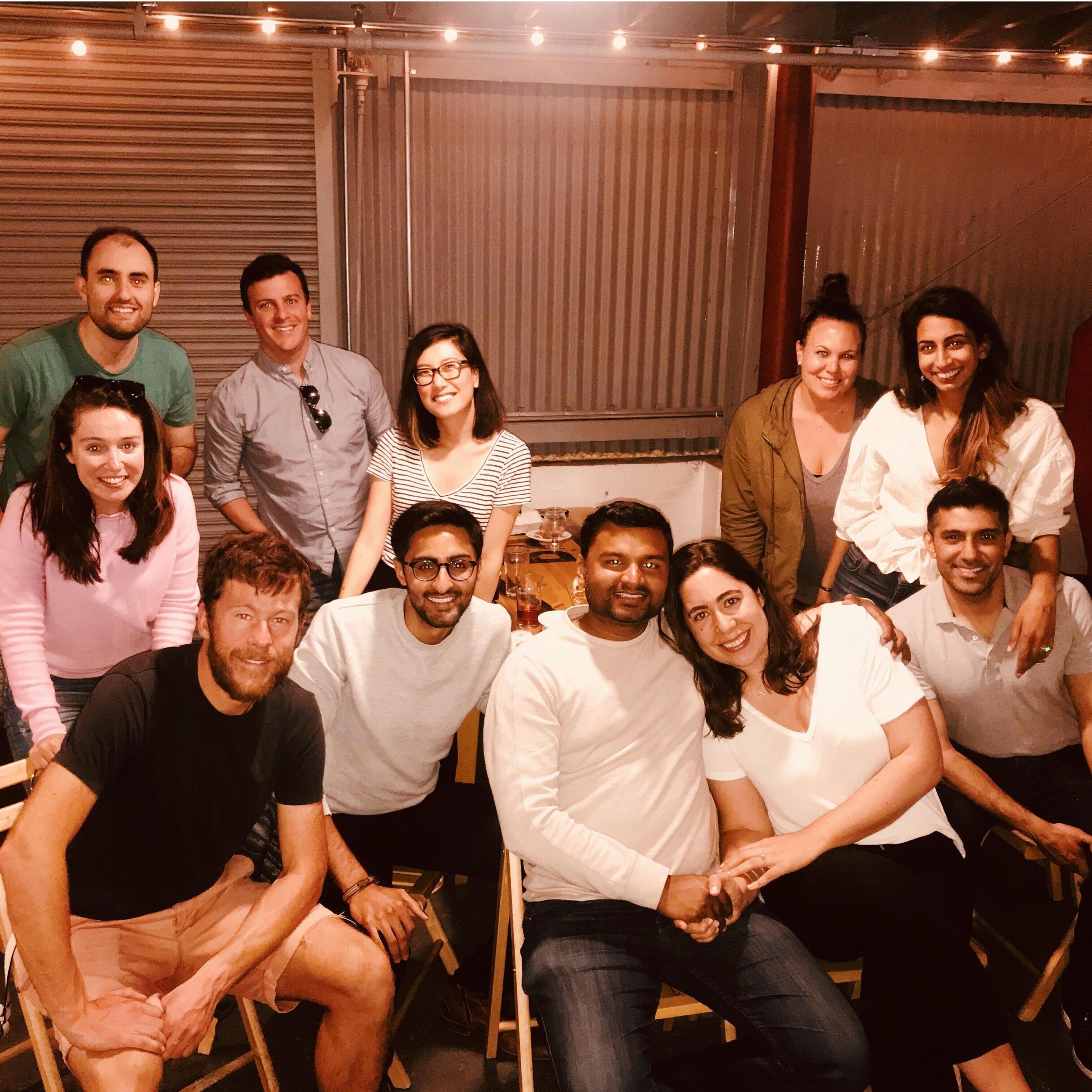 Saurabh and our friends surprised me with an engagement party / Aug 2018