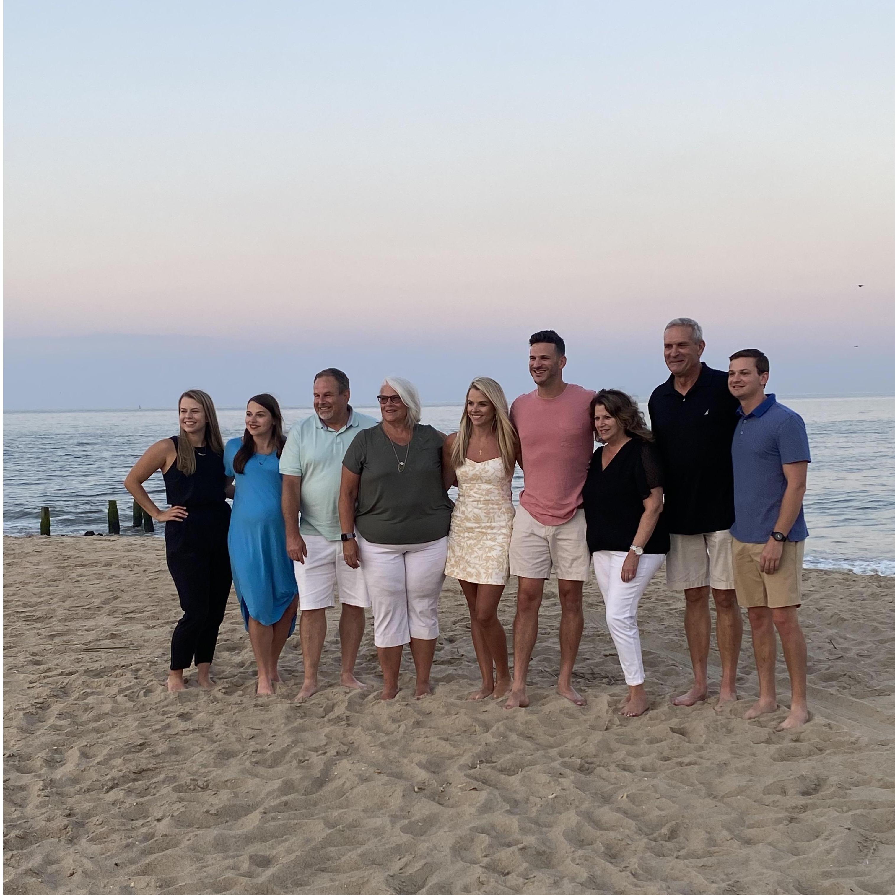 Our families (minus Emily's brother)